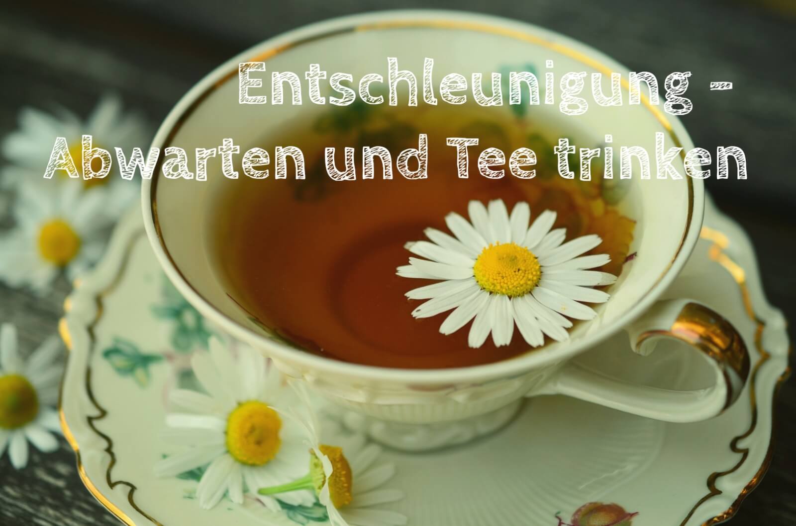 Entschleunigung – Abwarten und Tee trinken
