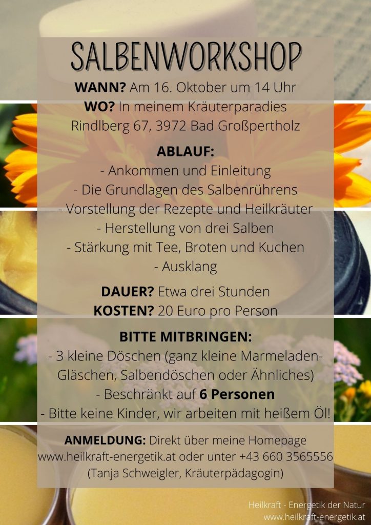 Salbenworkshop