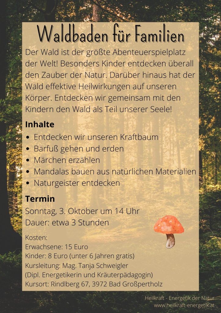 Waldbaden für Familien